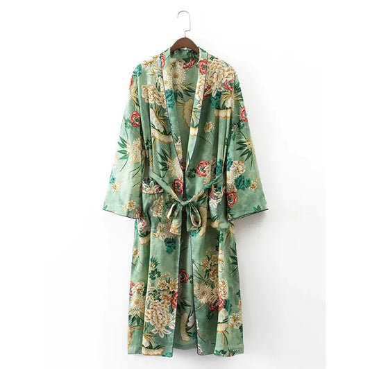 2019 Vintage Floral Long Sleeve Sun Protection Cardigan