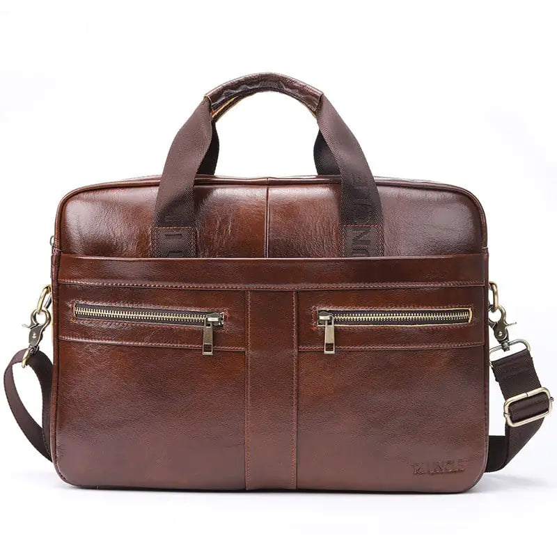 New Leather Men's Briefcase