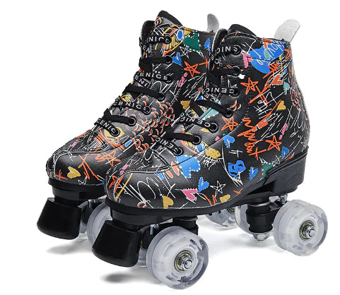 New Cool Double Row Roller Skates