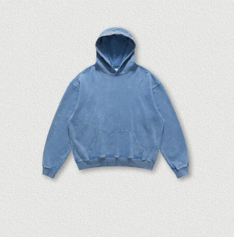 Men's Vintage Washed Hooded Sweater