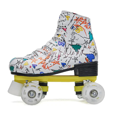 New Cool Double Row Roller Skates